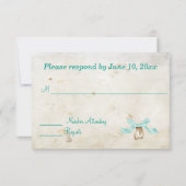 RSVP de mariage de destination plage (Dos)