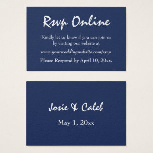 RSVP de mariage en ligne, texte blanc modifiable s