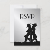 RSVP de mariage occidental (Dos)