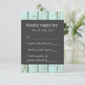 RSVP de mariage sur tableau noir (Debout devant)