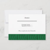 RSVP de mariage vert gazon (Dos)