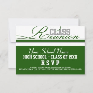 RSVP de réunion de classe personnalisable