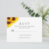 RSVP de tournesol simple (Debout devant)