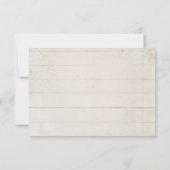 RSVP Desert Cactus Succulent Moderne Typografie (Achterkant)