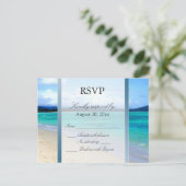 RSVP Destination Wedding Briefkaart (Staand voorkant)