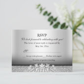 RSVP Diamant Argent & Noir (Debout devant)