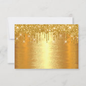 RSVP Drips Gouden Bruiloft Jubileum Bruid (Achterkant)