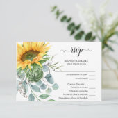 RSVP Elección de Comida Girasoles Rústicos (Debout devant)