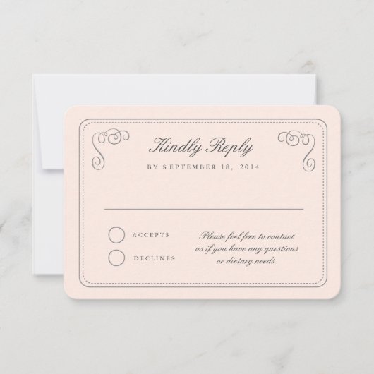 RSVP élégant (Devant)