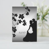 RSVP Elegant Event Gold Silver White Kaart (Staand voorkant)