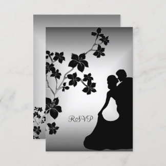 RSVP Elegant Event Gold Silver White Kaart