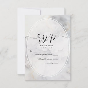 RSVP Elegant Grey and Pale Gold Soft Nuages