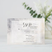 RSVP Elegant Grey and Pale Gold Soft Nuages (Debout devant)