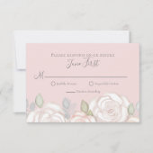 RSVP Elegant Minimum Floral Blush Pink (Devant)