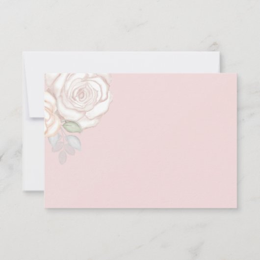 RSVP Elegant Minimum Floral Blush Pink (Dos)