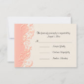 RSVP Elegant Peach Floral Swirl (Dos)