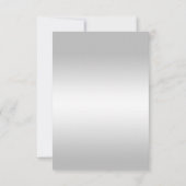 RSVP élégant pour les 60 ans de mariage en confett (Dos)