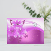 RSVP Elegant Rose Floral Diamond Jewel Party (Debout devant)