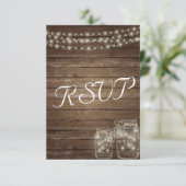 RSVP Elegant Rustic Mason Lumières Jar (Debout devant)