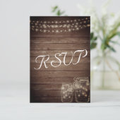 RSVP Elegant Rustic Mason Lumières Jar (Debout devant)