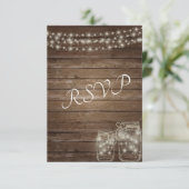 RSVP Elegant Rustic Mason Lumières Jar (Debout devant)