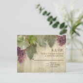 RSVP Elegant Rustic Vineyard Mariage (Debout devant)