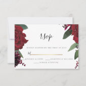 RSVP | Elegante rijke bordeauxrood Marsala bloem (Voorkant)