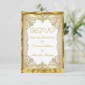 RSVP Elite Mariage Or blanc beige crème perle (Debout devant)