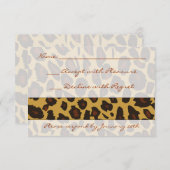 RSVP Empreinte de léopard (Devant / Derrière)