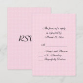 RSVP en dentelle rose (Devant / Derrière)