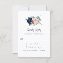 RSVP en fleur classique