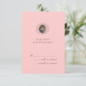 RSVP en fleurs roses (Debout devant)