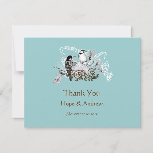 RSVP en plaats de Kaarten Tortelduifjes (Voorkant)