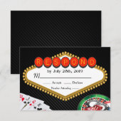 RSVP Enseigne de Casino à Vegas (Devant / Derrière)