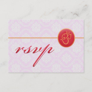 RSVP épousant la carte indienne de style