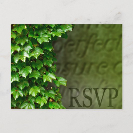 RSVP Event and Wedding Invitation Briefkaart (Voorkant)