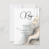 RSVP Exotische Gouden Houtskool Arabische Flair (Voorkant)