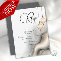 RSVP Exotische Gouden Houtskool Arabische Flair