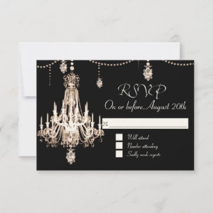 RSVP FAUX Chandelier en cristal français Perle Dou