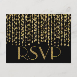 RSVP | Faux Gold Folie Look Uitnodiging Briefkaart