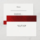 RSVP Faux Paillettes Rouge Rubis (Devant / Derrière)
