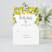 RSVP Feuillage Fleur de Citron (Debout devant)