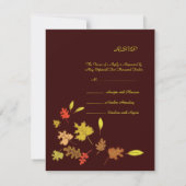 RSVP Feuille en chute (Dos)