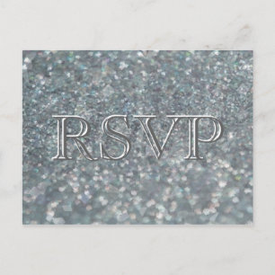 RSVP   fijngemaakte parels Uitnodiging Briefkaart