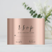 RSVP Fleur de Rose Noir et Blanc Minimalisme (Debout devant)
