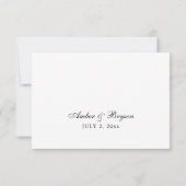 RSVP Fleur et Crâne Violet Halloween sans Repas (Dos)