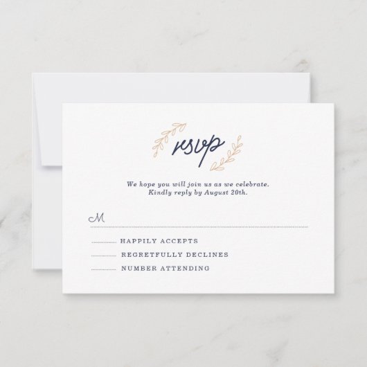 RSVP fleur sauvage (Devant)