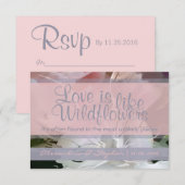RSVP fleur sauvage (Devant / Derrière)