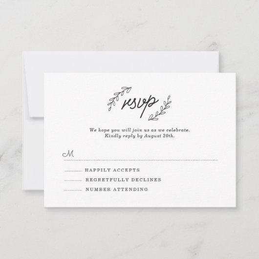 RSVP fleur sauvage (Devant)