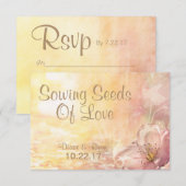 RSVP fleur sauvage (Devant / Derrière)